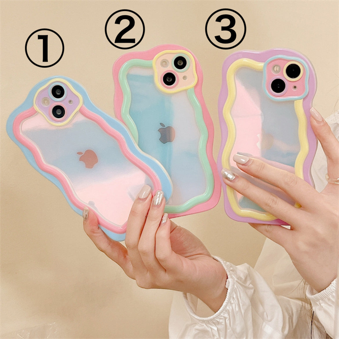 iPhoneケース おしゃれ うねうね 頑丈 韓国 スマホケース