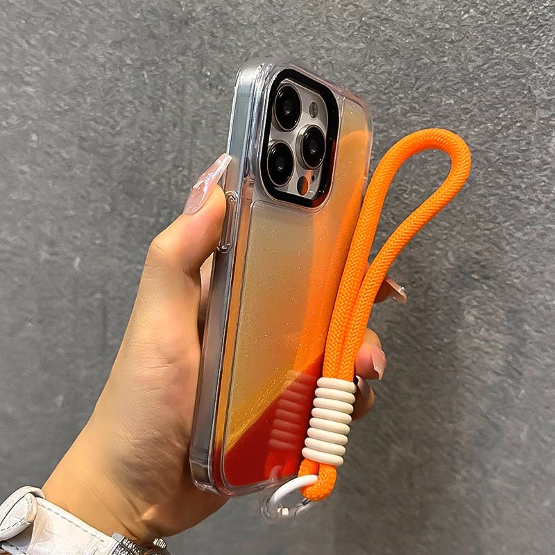 iPhoneケース おしゃれ キラキラ 単色 スマホケース