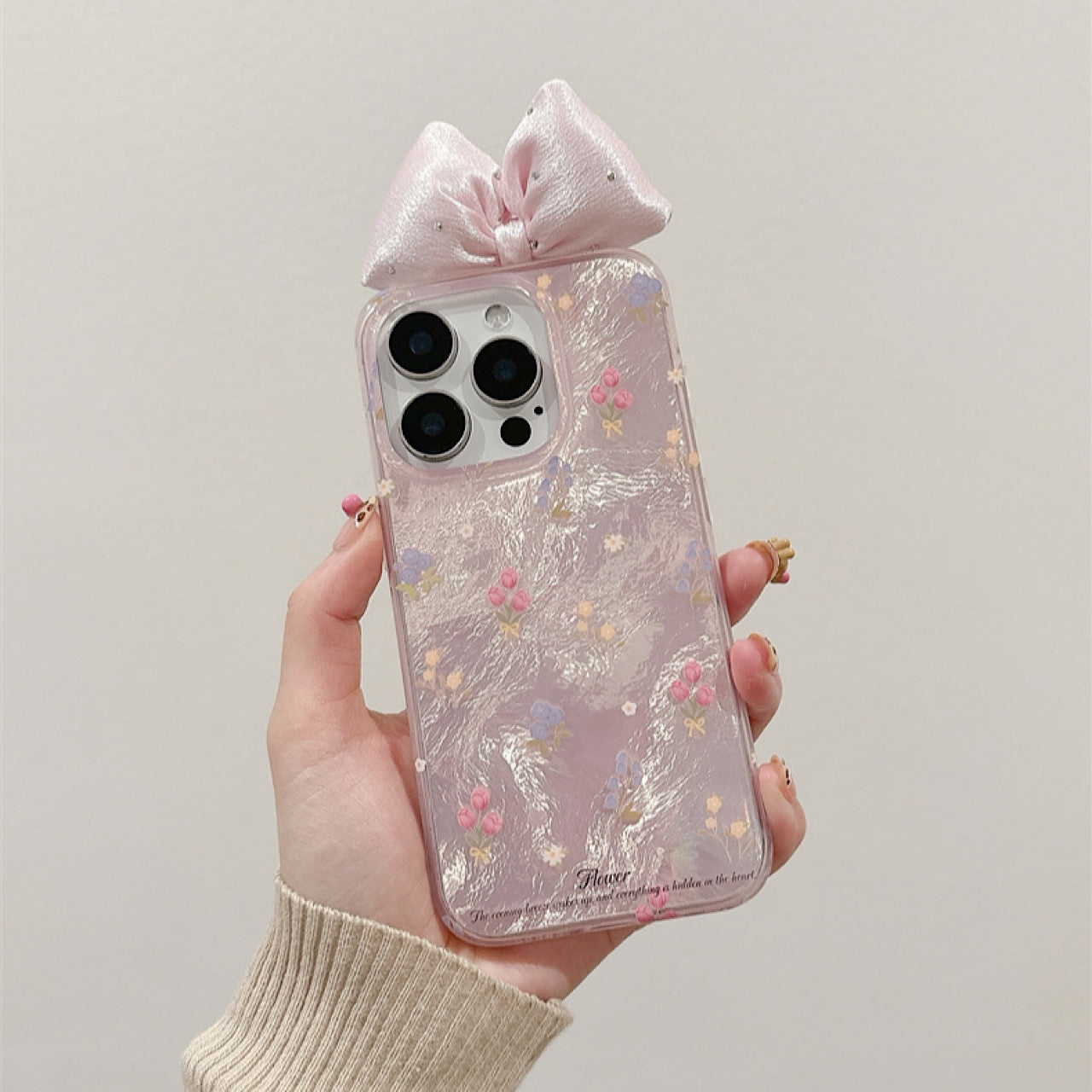 iPhoneケース カラフル フラワー おしゃれ スマホケース