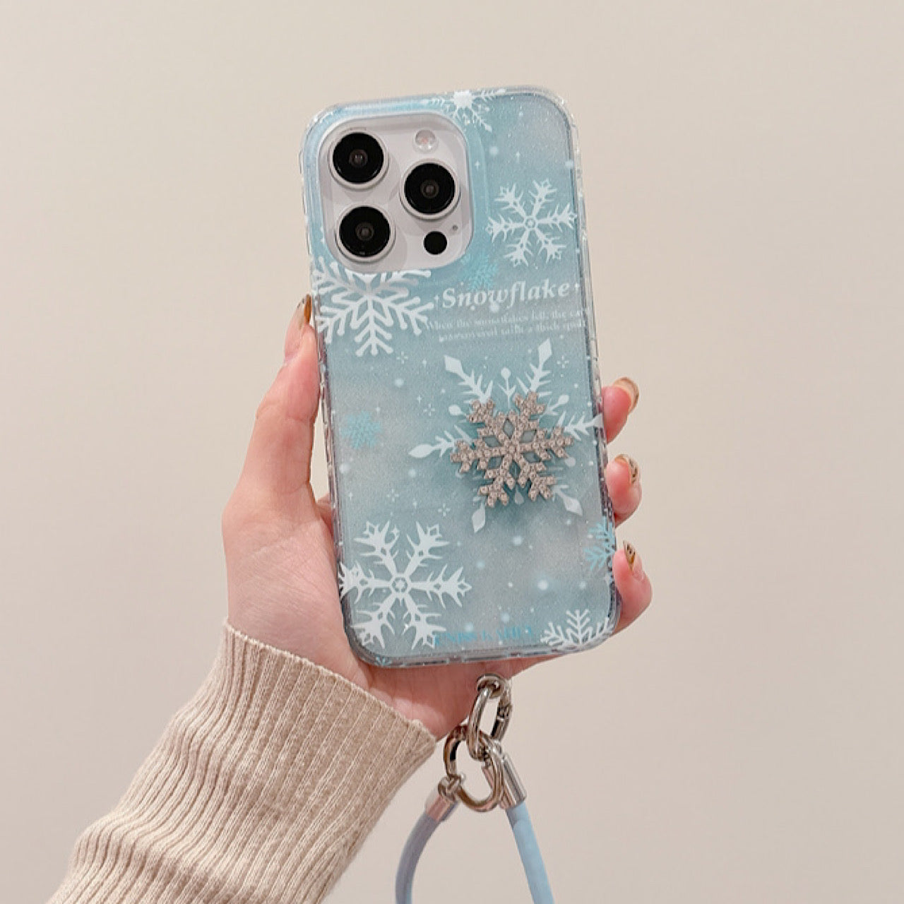 iPhoneケース おしゃれ キラキラ 雪の結晶 スマホケース