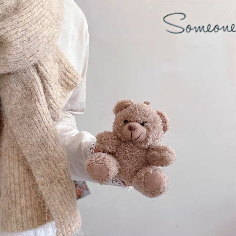 AirPodsケース かわいい 熊 ぬいぐるみ AirPods Proケース