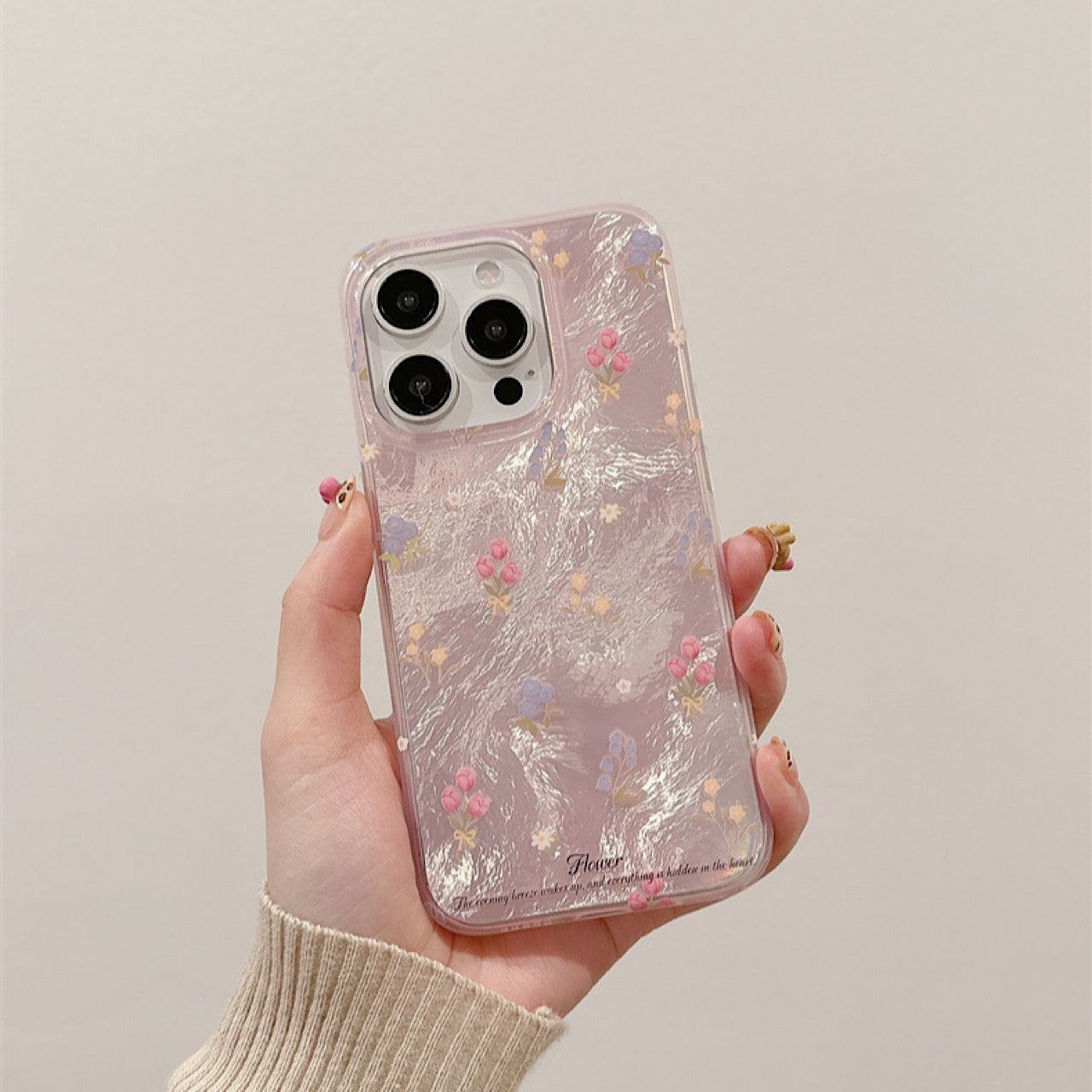 iPhoneケース カラフル フラワー おしゃれ スマホケース