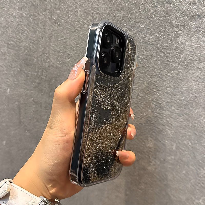 iPhoneケース おしゃれ キラキラ 単色 スマホケース