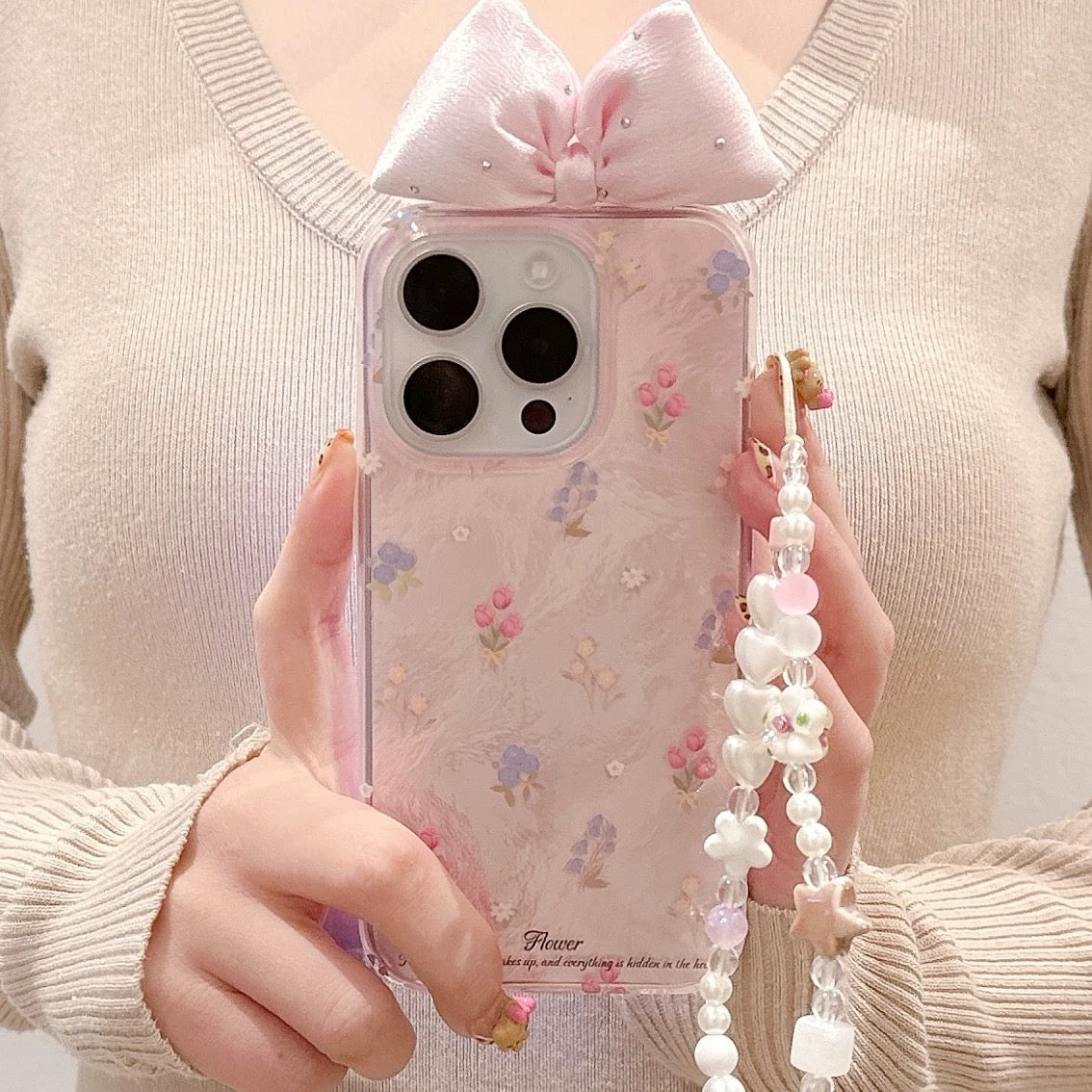 iPhoneケース カラフル フラワー おしゃれ スマホケース