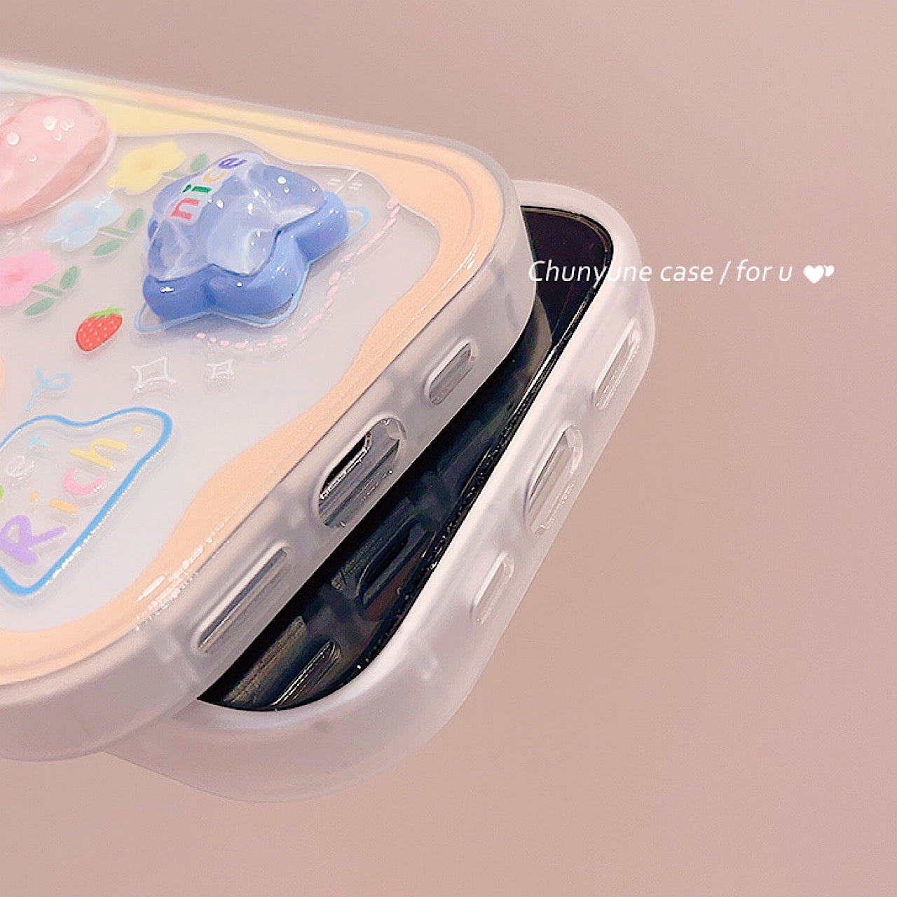 iPhoneケース かわいい カラフル アニマル ストラップ付き スマホケース