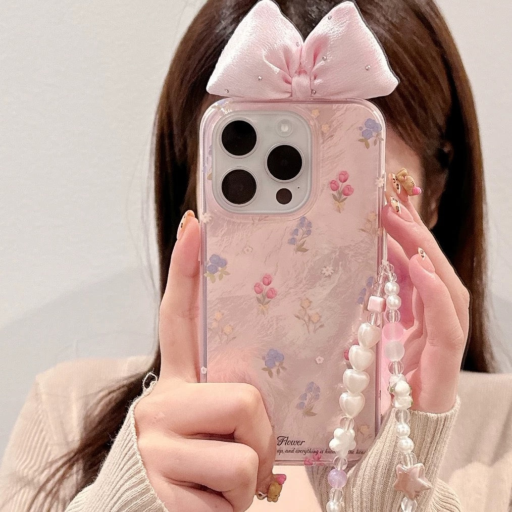 iPhoneケース カラフル フラワー おしゃれ スマホケース