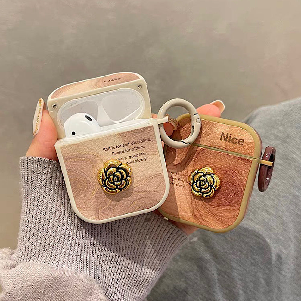 AirPodsケース 立体 フラワー おしゃれ AirPods proケース