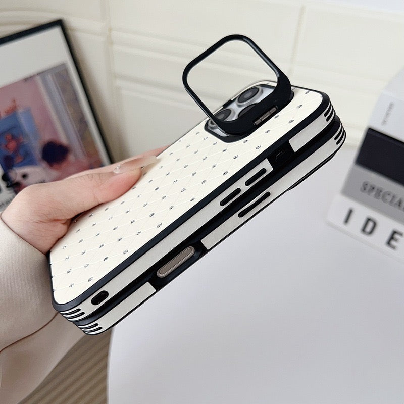 iPhoneケース おしゃれ キラキラ スタンド付き スマホケース
