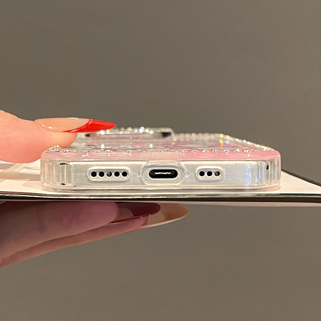 iPhoneケース かわいい うさぎ ピンク キラキラ スマホケース