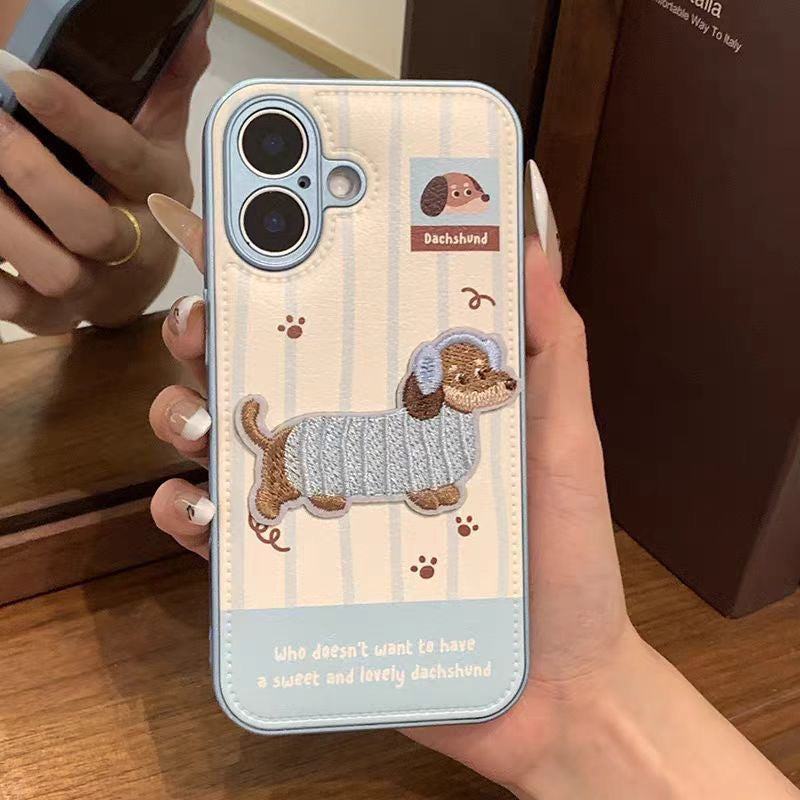iPhoneケース 立体 ドッグ かわいい スマホケース