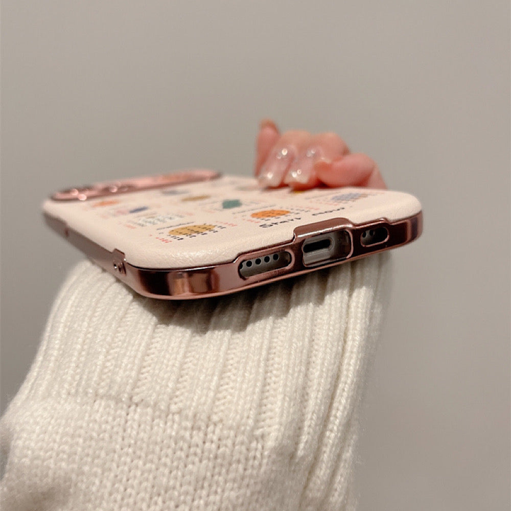 iPhoneケース カラフル カレンダー おしゃれ スマホケース