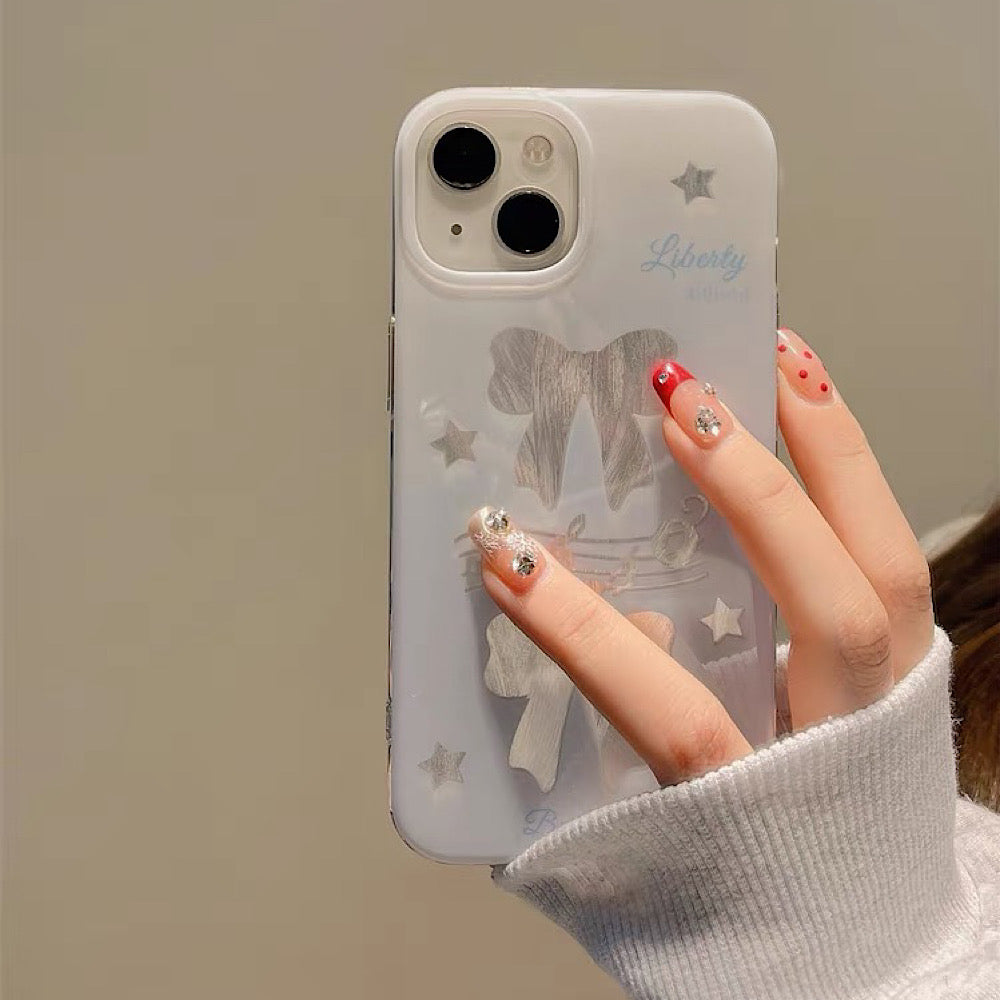iPhoneケース かわいい リボン おしゃれ スマホケース