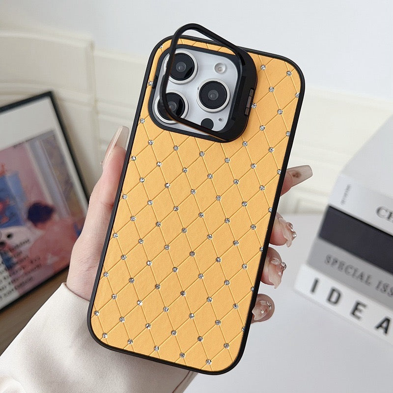 iPhoneケース おしゃれ キラキラ スタンド付き スマホケース