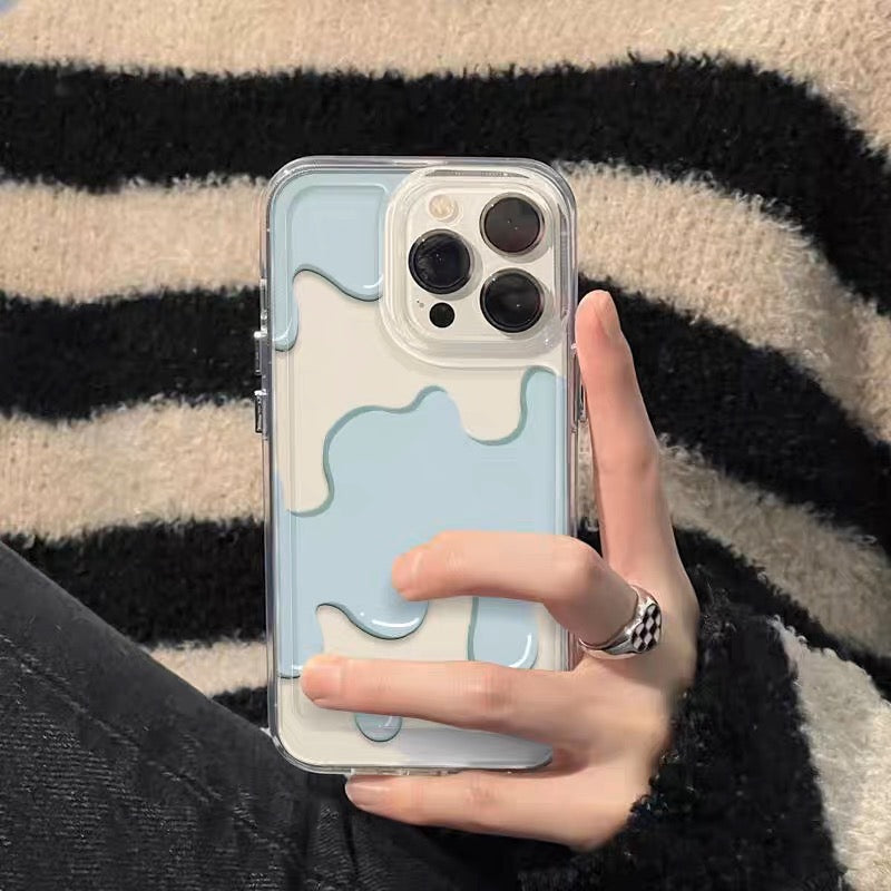 iPhoneケース おしゃれ 水溜まり スマホケース