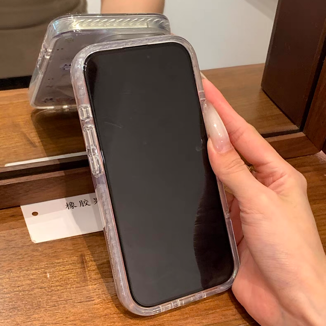 iPhoneケース かわいい 子猫 透明 クリア スマホケース