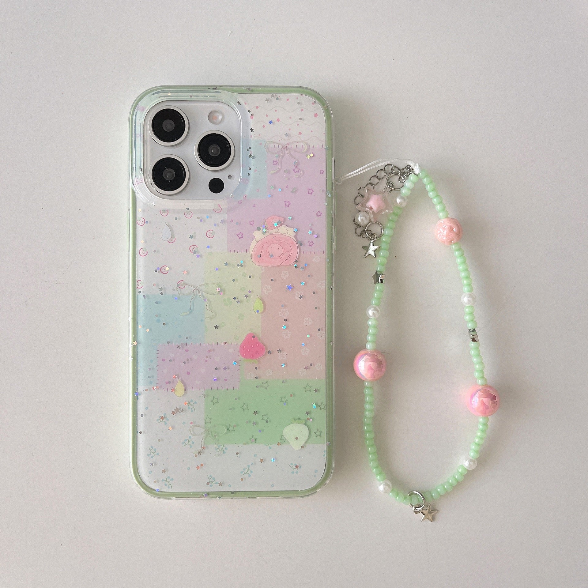 iPhoneケース かわいい カラフル リボン スマホケース