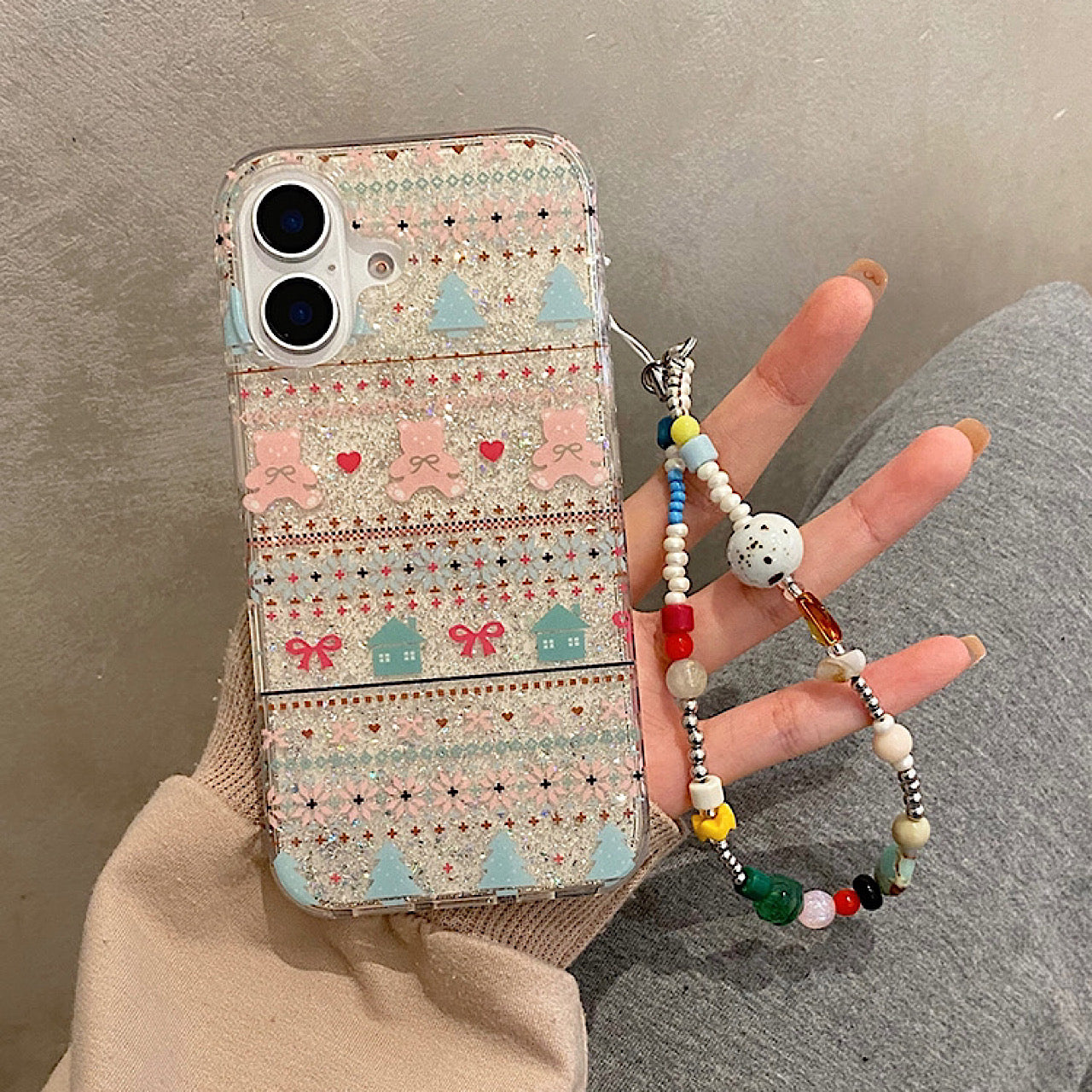 iPhoneケース かわいい カラフル柄 おしゃれ スマホケース