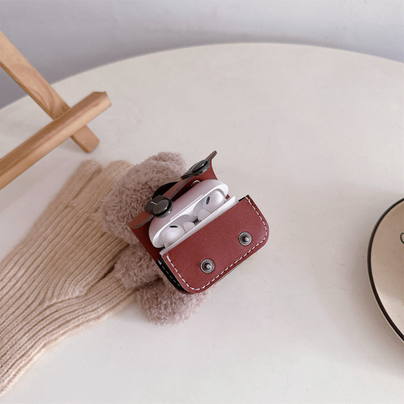 AirPodsケース かわいい 熊 ぬいぐるみ AirPods Proケース