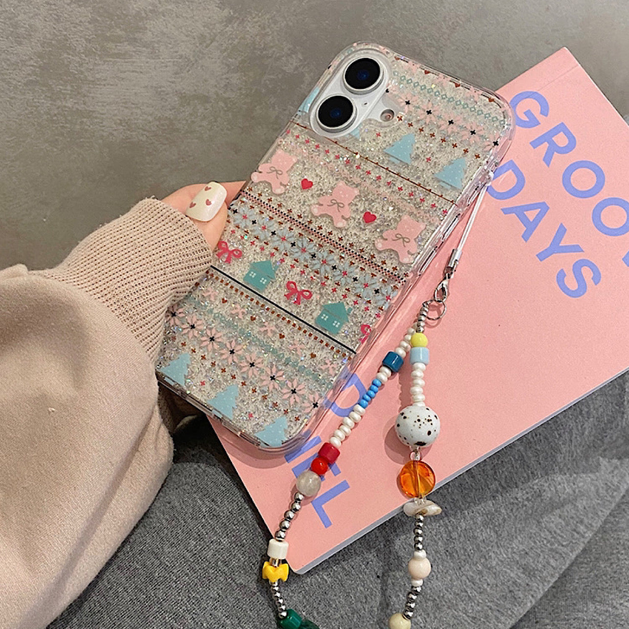 iPhoneケース かわいい カラフル柄 おしゃれ スマホケース
