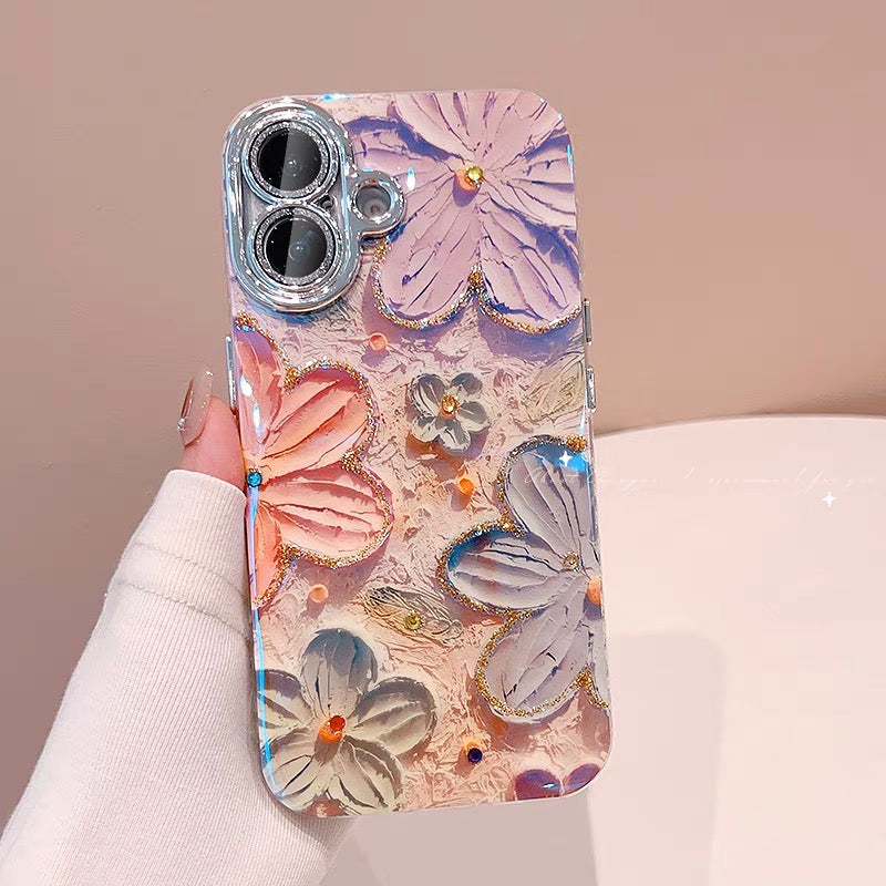 iPhoneケース かわいい お花柄 おしゃれ スマホケース