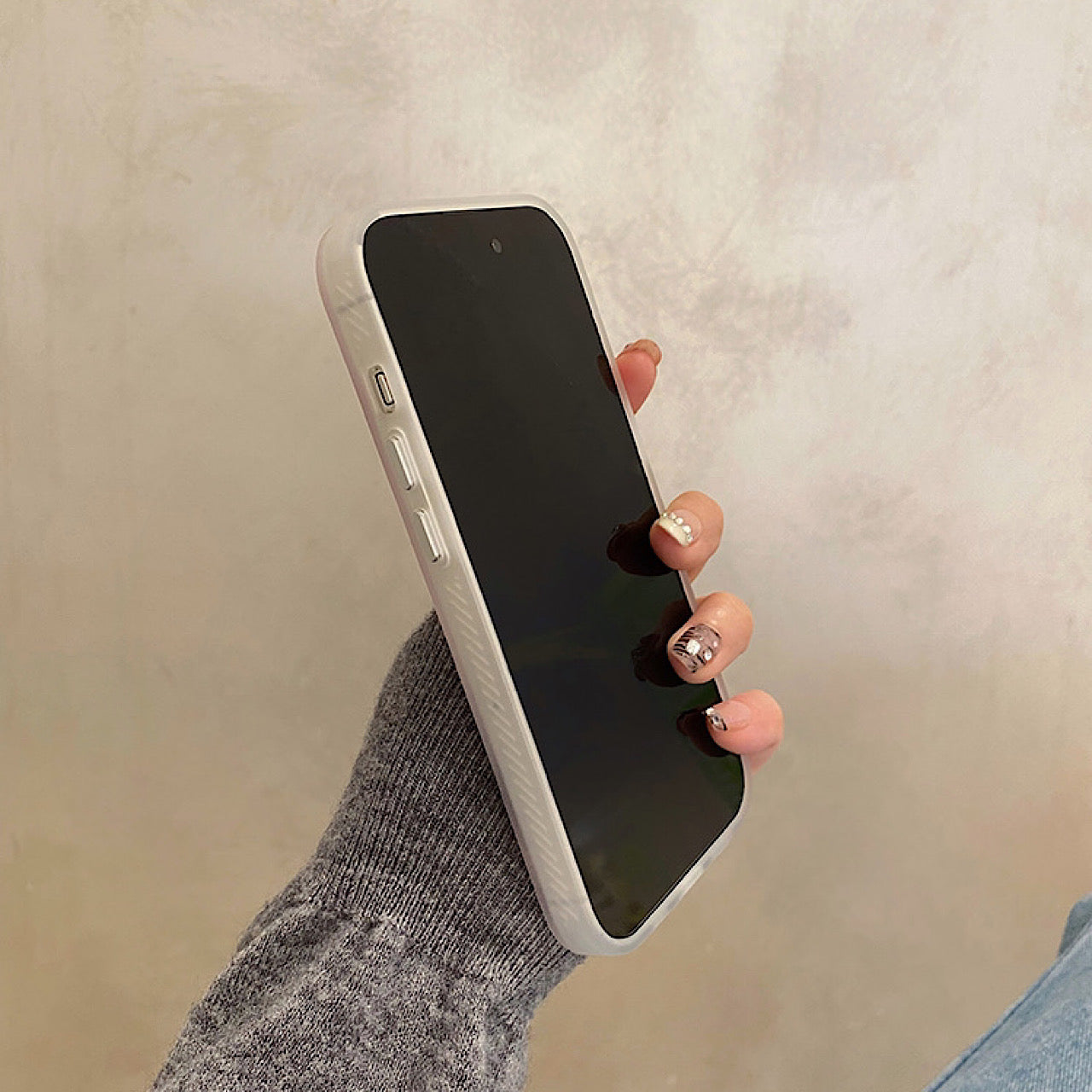 iPhoneケース かわいい スイーツ 単色 スマホケース