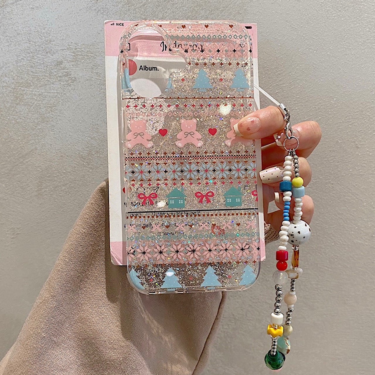 iPhoneケース かわいい カラフル柄 おしゃれ スマホケース