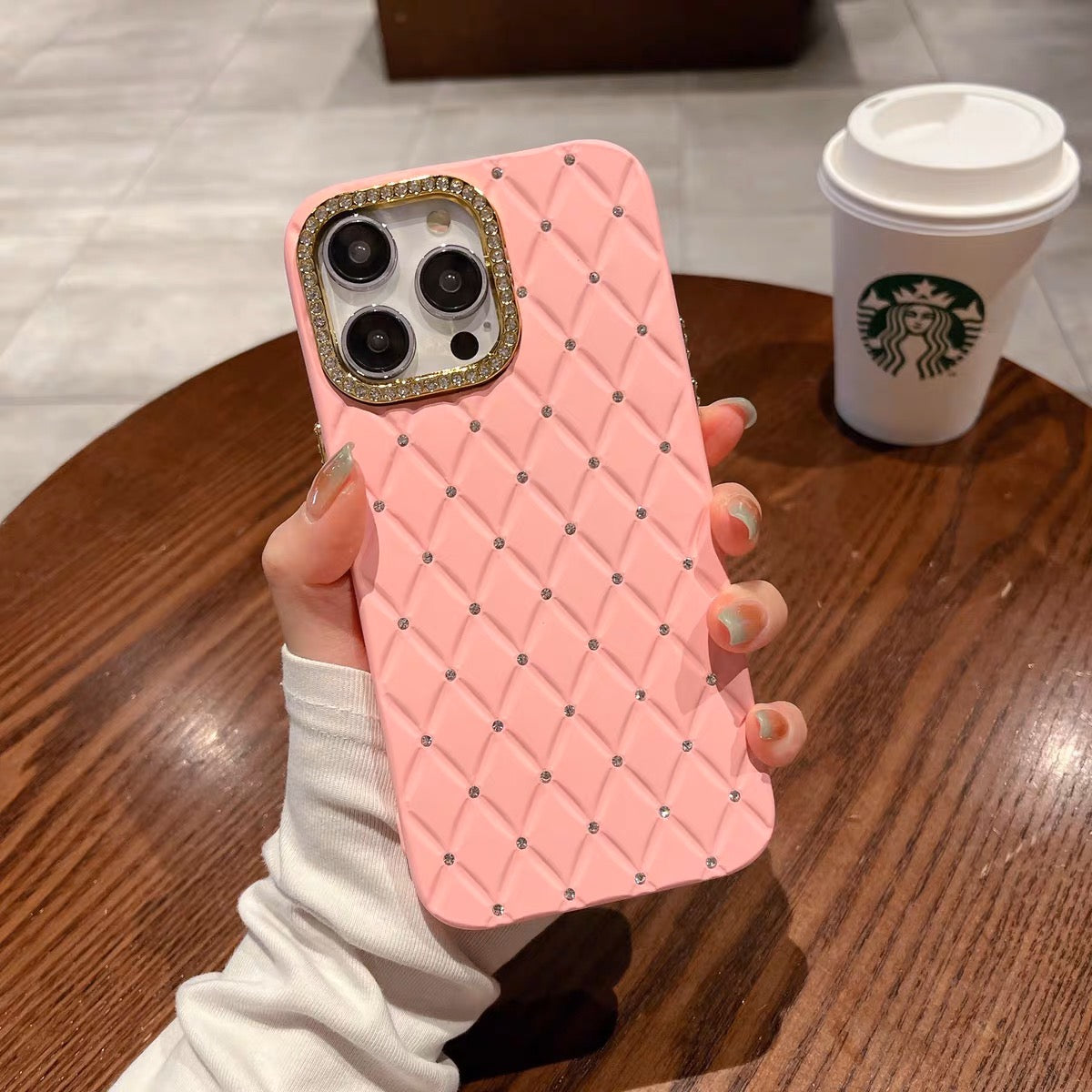 iPhoneケース おしゃれ キラキラ 単色 高級感 スマホケース