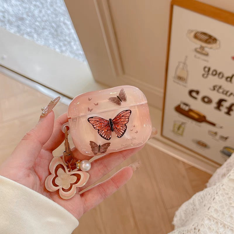 AirPodsケース 立体 蝶々 おしゃれ AirPods Proケース
