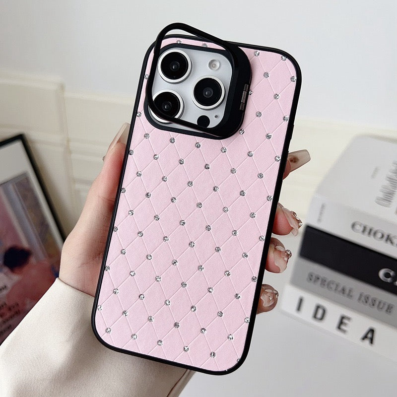 iPhoneケース おしゃれ キラキラ スタンド付き スマホケース