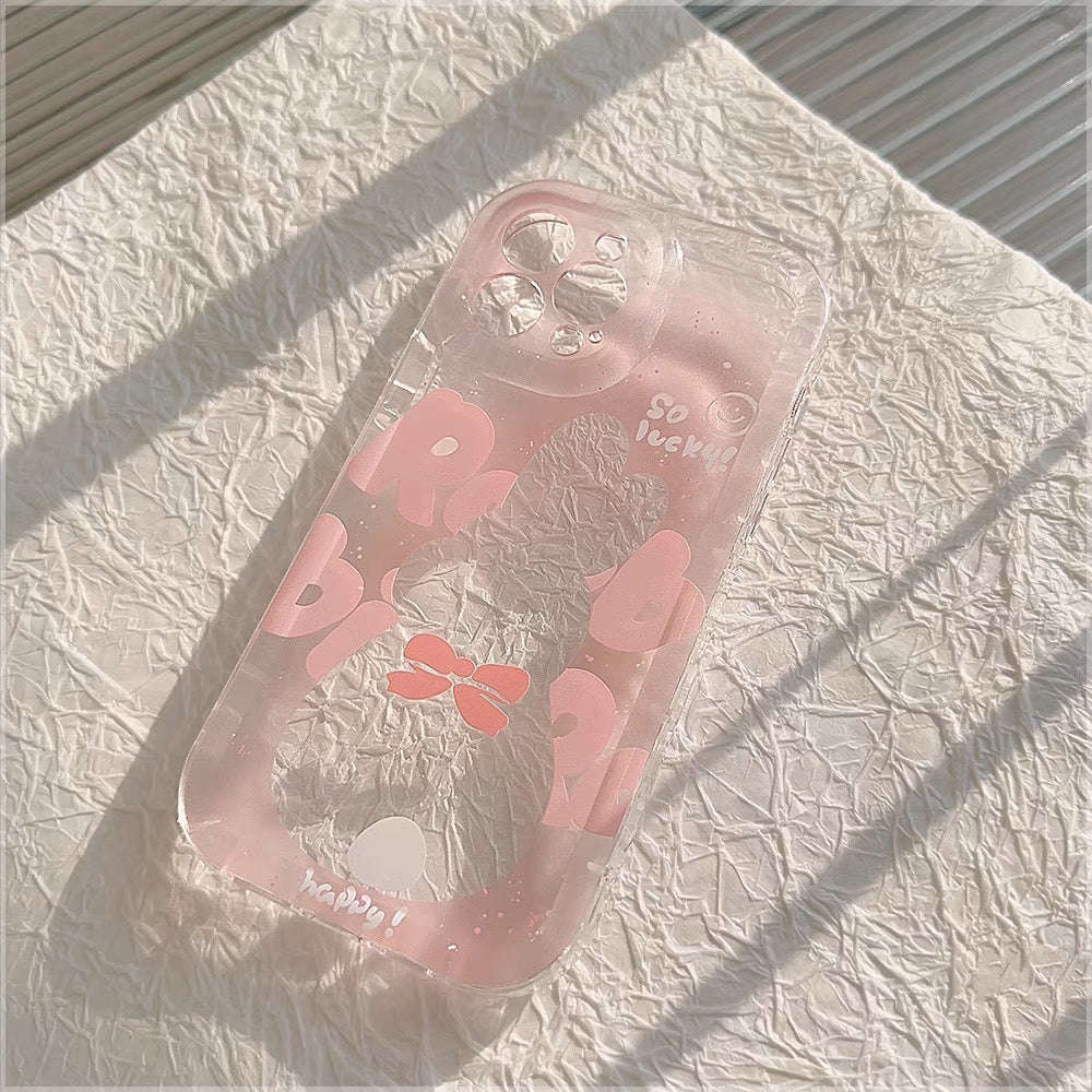 iPhoneケース かわいい キラキラ うさぎ ピンク スマホケース
