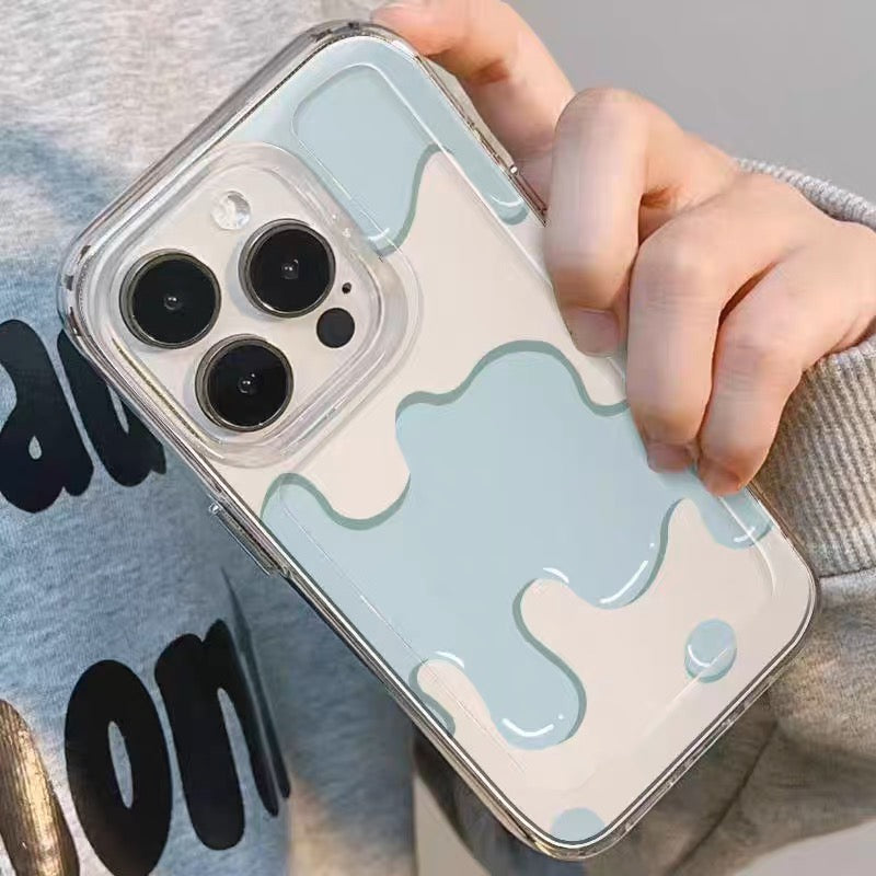 iPhoneケース おしゃれ 水溜まり スマホケース