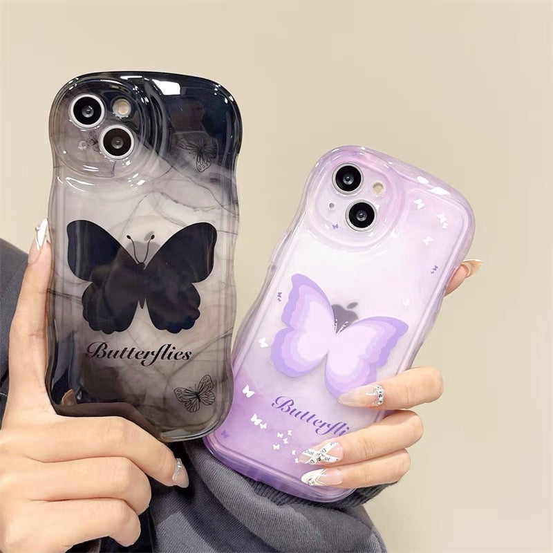 iPhoneケース かわいい 蝶々 頑丈 おしゃれ スマホケース