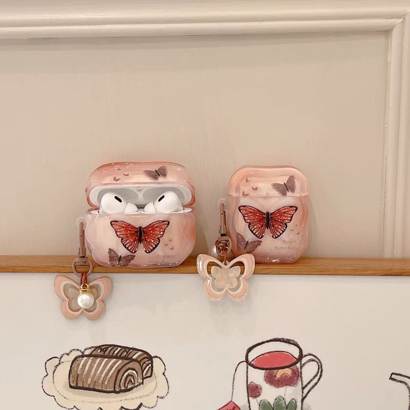 AirPodsケース 立体 蝶々 おしゃれ AirPods Proケース