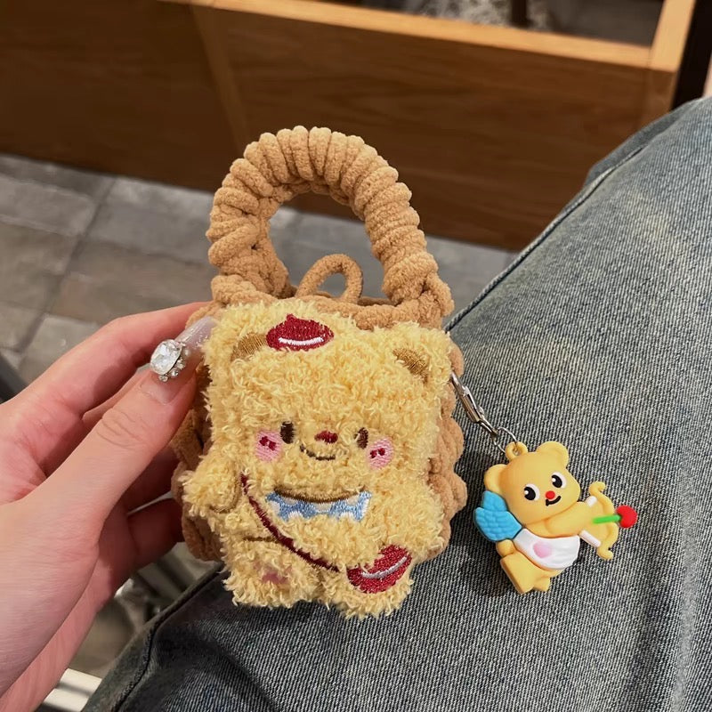 AirPodsケース かわいい 熊 ぬいぐるみ AirPods Proケース