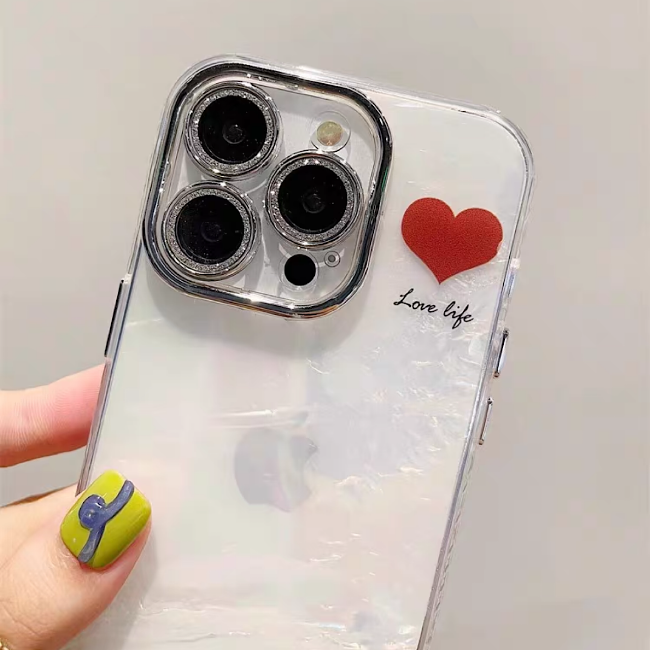 iPhoneケース シンプル ハート おしゃれ スマホケース