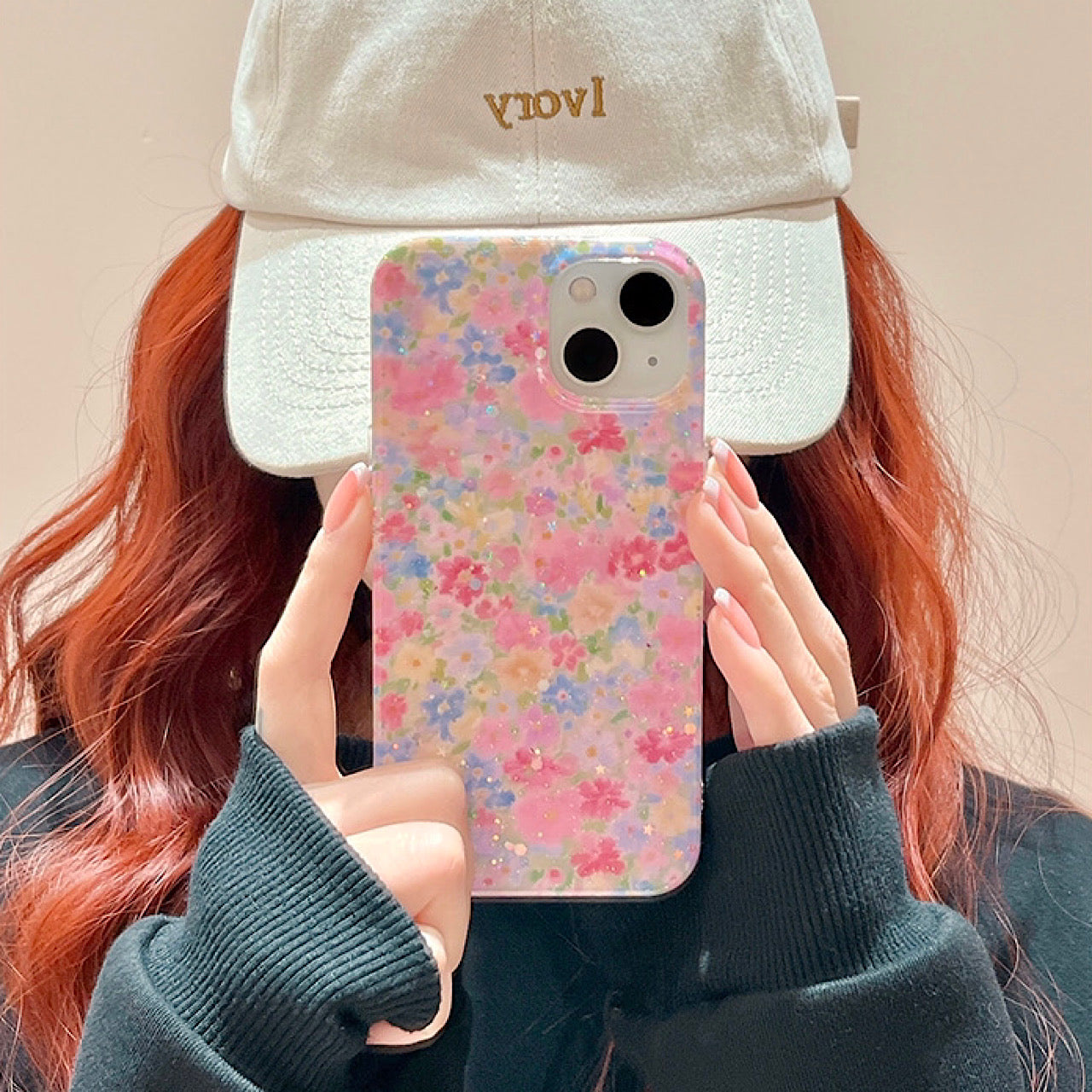 iPhoneケース おしゃれ キラキラ フラワー スマホケース