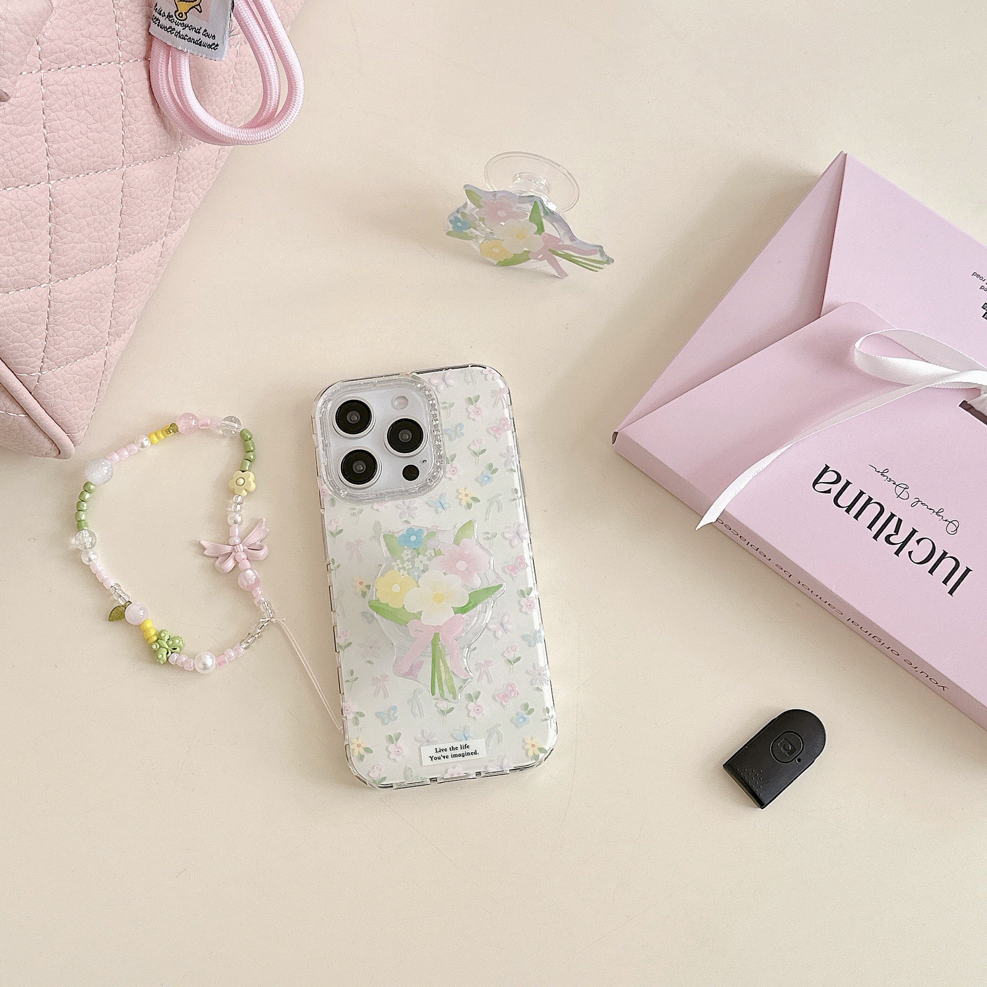 iPhoneケース おしゃれ カラフル フラワー スマホケース