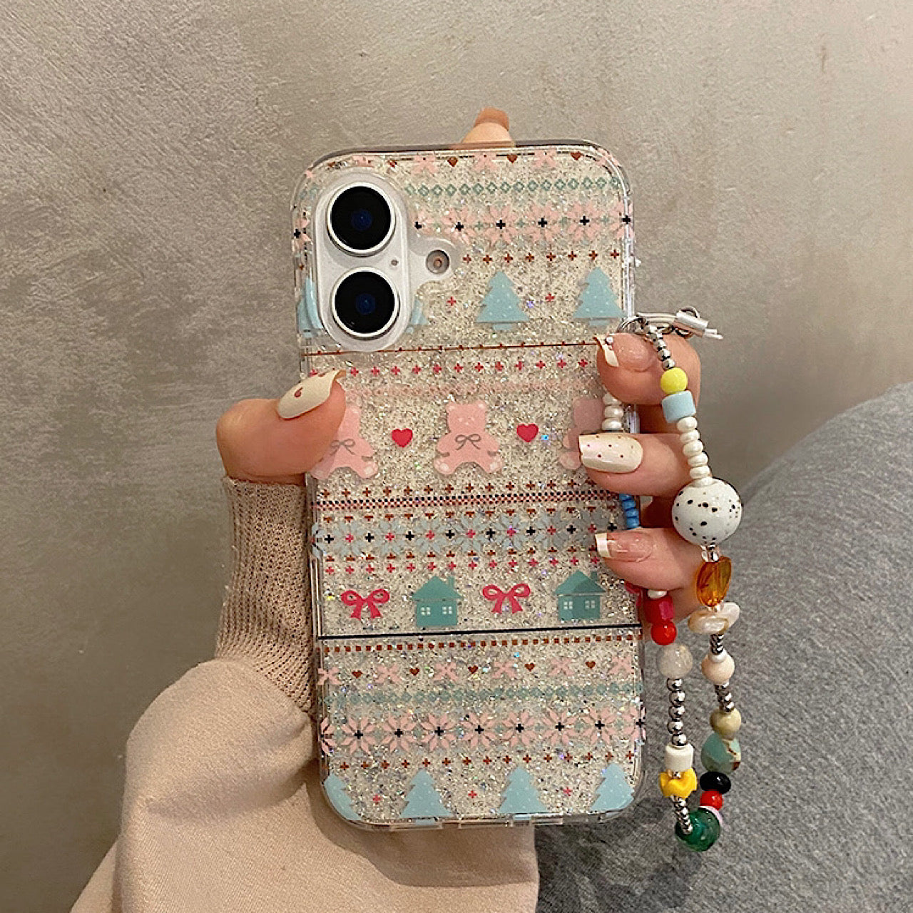 iPhoneケース かわいい カラフル柄 おしゃれ スマホケース
