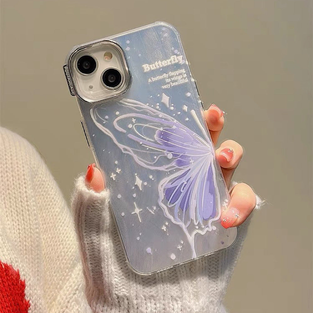 iPhoneケース おしゃれ 蝶々 スマホケース