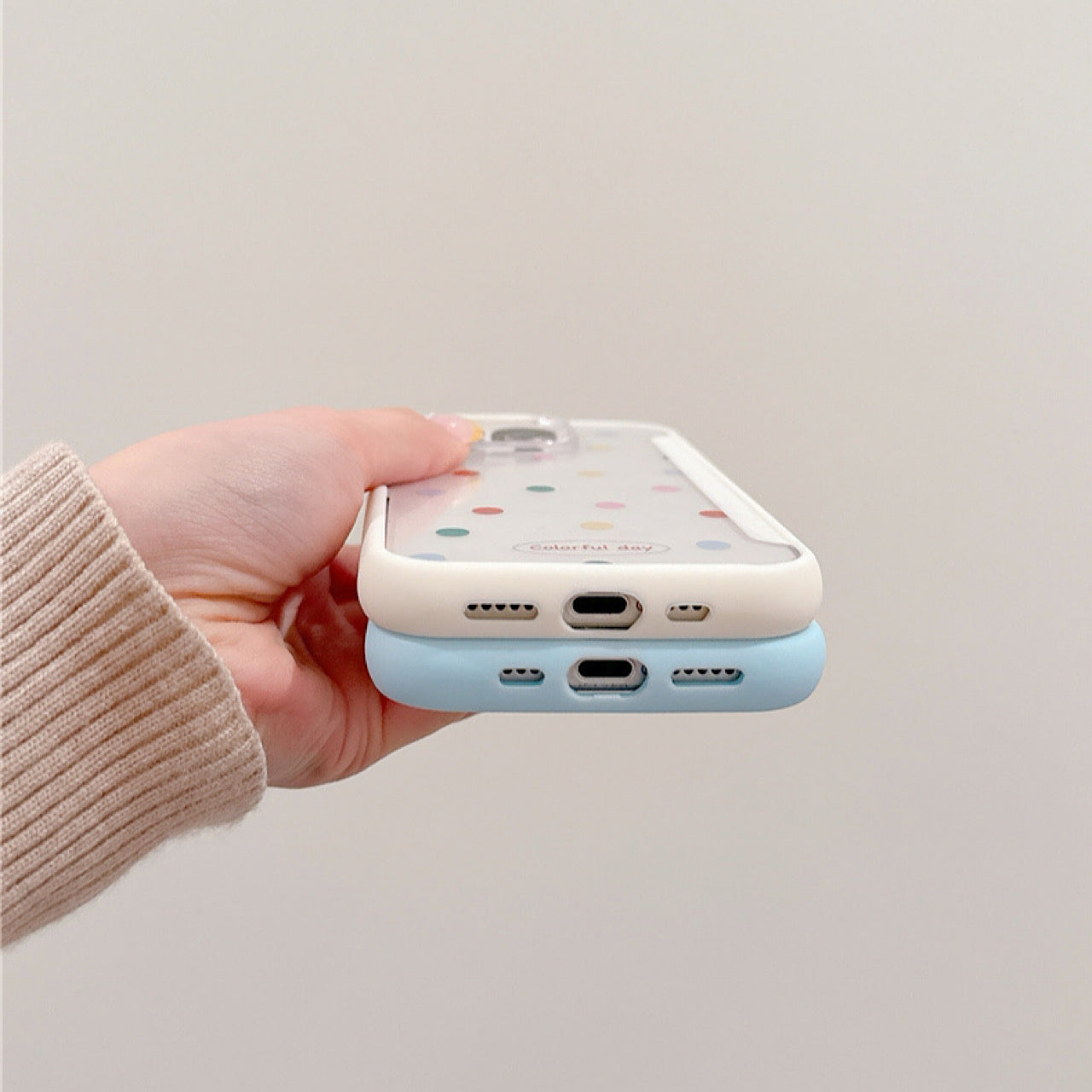 iPhoneケース おしゃれ シンプル スタンド付き 透明 クリア スマホケース