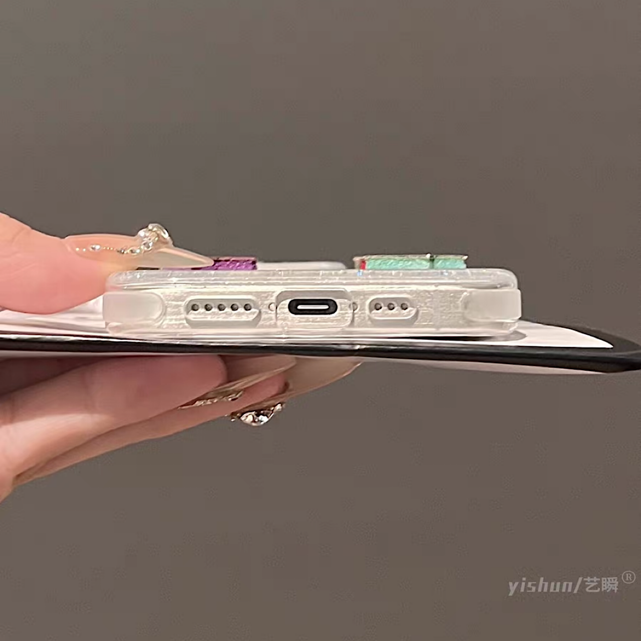 iPhoneケース おしゃれ カラフル スター キラキラ スマホケース