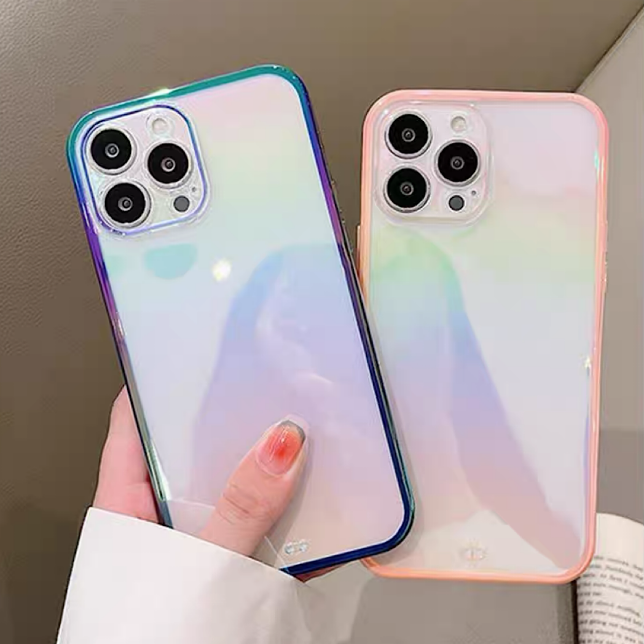 iPhoneケース シンプル 単色 透明 クリア スマホケース