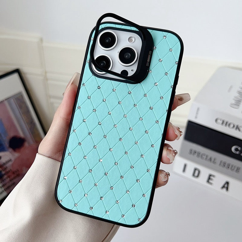 iPhoneケース おしゃれ キラキラ スタンド付き スマホケース