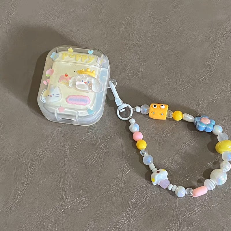 AirPodsケース かわいい 立体 ねこ いぬ カラフル AirPods Proケース