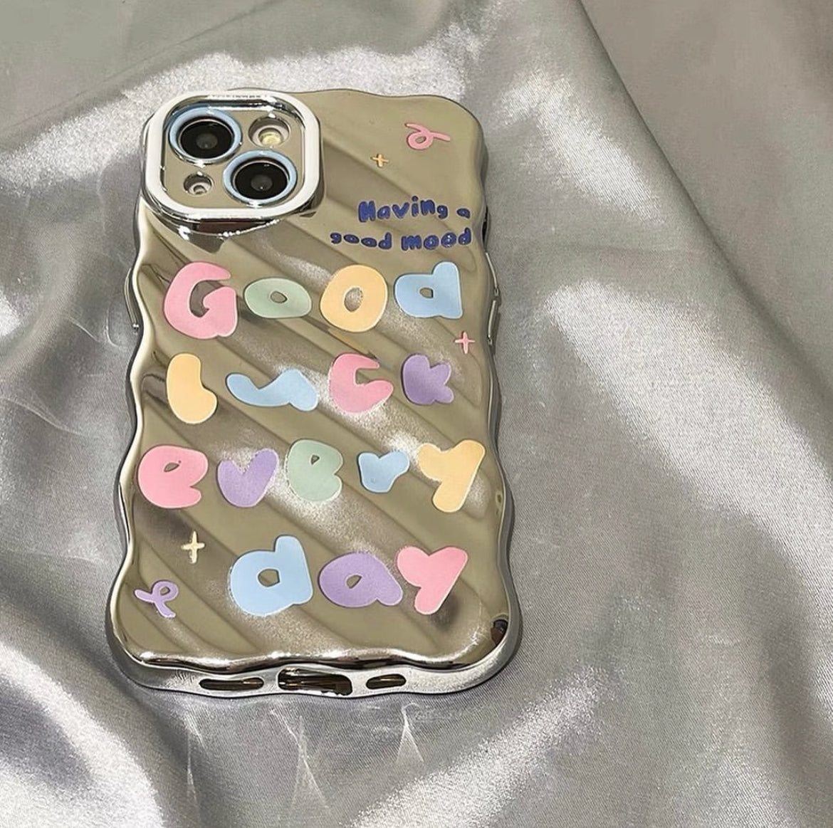 iPhoneケース カラフル 英文字 おしゃれ 凹凸 スマホケース