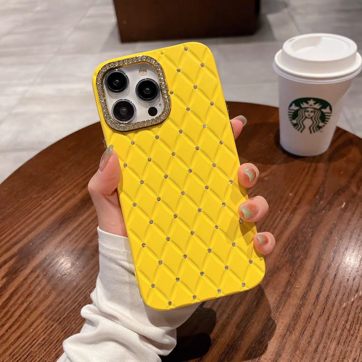 iPhoneケース おしゃれ キラキラ 単色 高級感 スマホケース