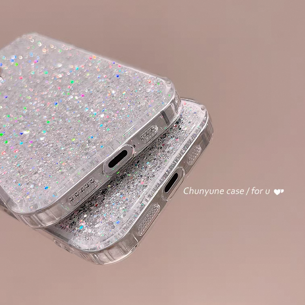 iPhoneケース おしゃれ キラキラ シルバー スマホケース