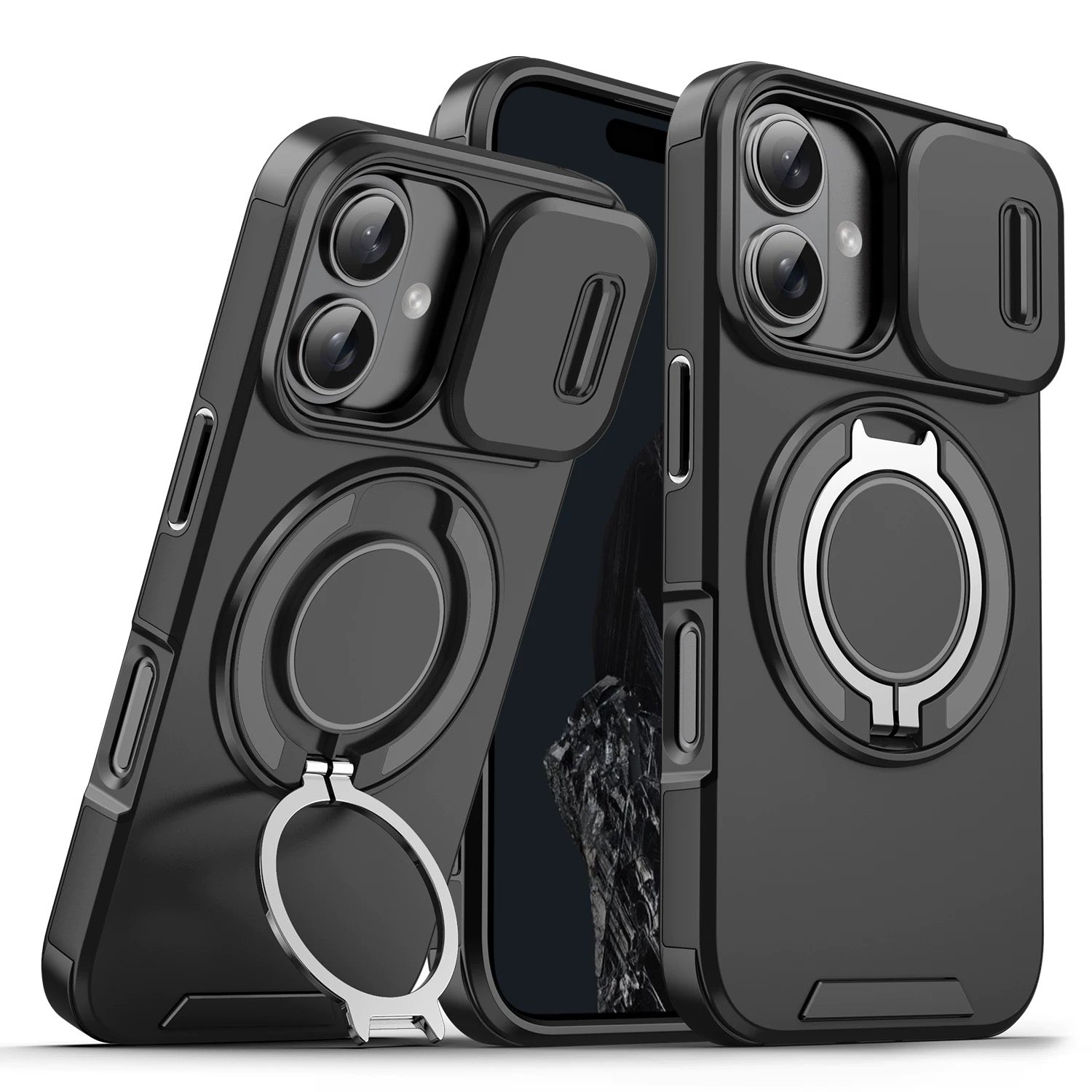 iPhoneケース おしゃれ カメラ保護付き 持ち手付き スマホケース