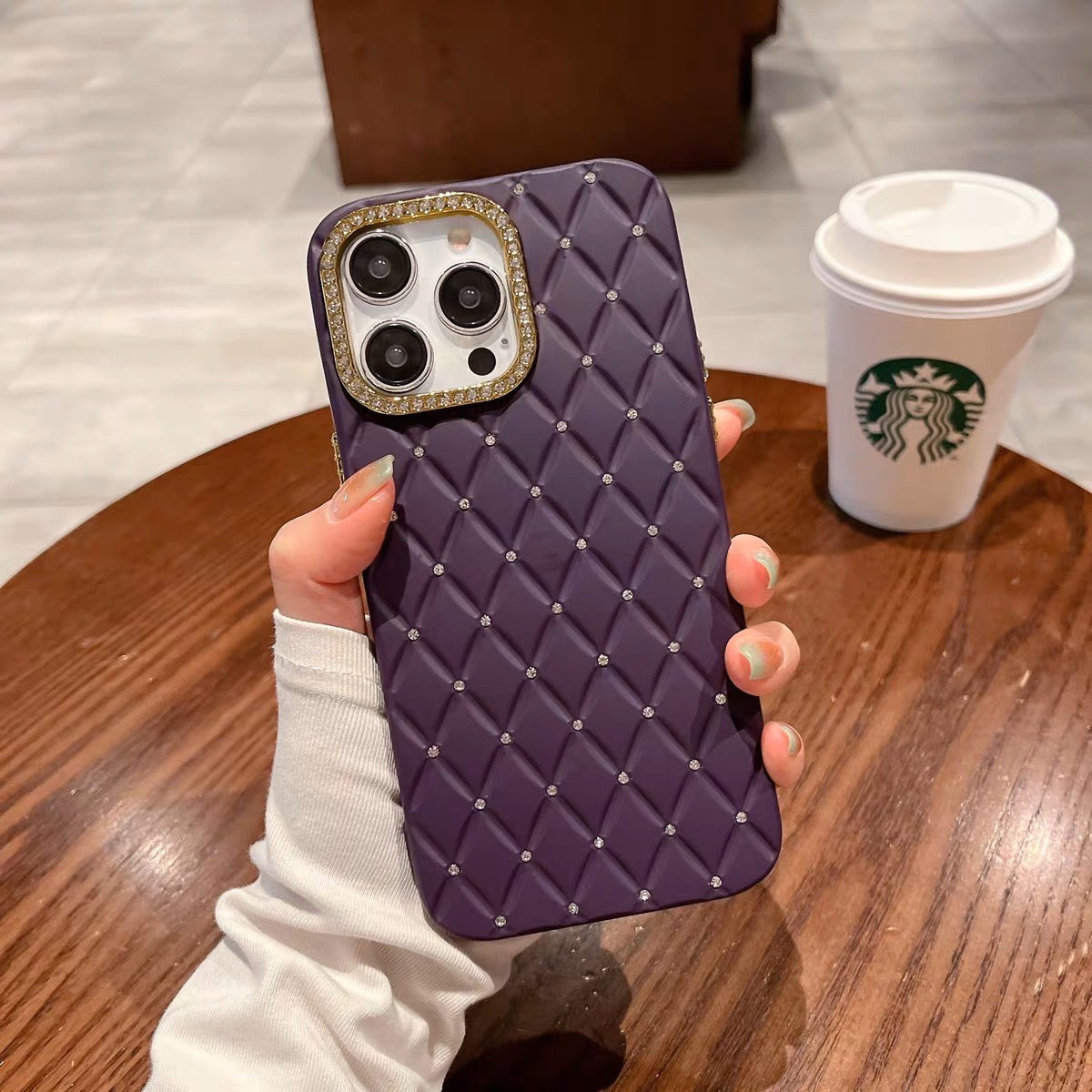 iPhoneケース おしゃれ キラキラ 単色 高級感 スマホケース