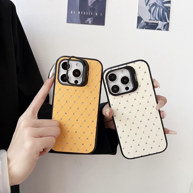 iPhoneケース おしゃれ キラキラ スタンド付き スマホケース